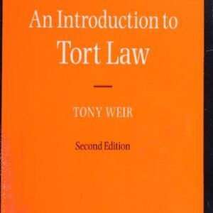 خرید و دانلود نسخه کامل کتاب An Introduction to Tort Law