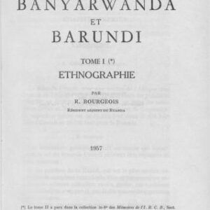 خرید و دانلود نسخه کامل کتاب Banyarwanda et Barundi: Ethnographie
