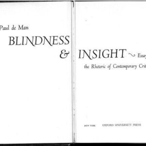 خرید و دانلود نسخه کامل کتاب Blindness and Insight: Essays in the Rhetoric of Contemporary Criticism