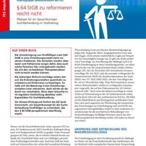 خرید و دانلود نسخه کامل کتاب § 64 StGB zu reformieren reicht nicht : Plädoyer für ein Gesamtkonzept Suchtbehandlung im Strafvollzug