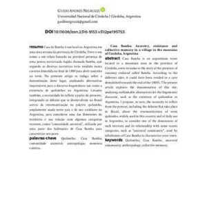 خرید و دانلود نسخه کامل کتاب Casa Bamba: Ancestralidade, resistência e memória coletiva em um povoado de Córdoba, Argentina