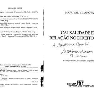 خرید و دانلود نسخه کامل کتاب Causalidade e relação no direito