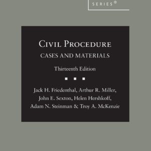 خرید و دانلود نسخه کامل کتاب Civil Procedure: Cases and Materials (American Casebook Series)