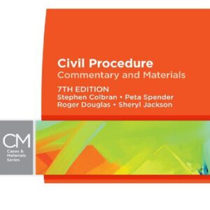 خرید و دانلود نسخه کامل کتاب Civil Procedure: Commentary and Materials