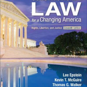 خرید و دانلود نسخه کامل کتاب Constitutional Law for a Changing America: Rights, Liberties, and Justice