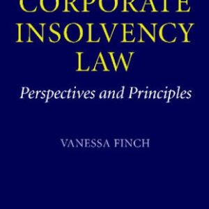 خرید و دانلود نسخه کامل کتاب Corporate Insolvency Law: Perspectives and Principles