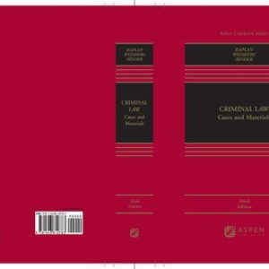 خرید و دانلود نسخه کامل کتاب Criminal Law:  Cases and Materials