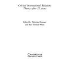 خرید و دانلود نسخه کامل کتاب Critical International Relations Theory After 25 Years