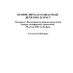 خرید و دانلود نسخه کامل کتاب Правові проблеми взаємодії держави і бізнесу