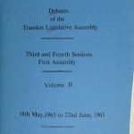 خرید و دانلود نسخه کامل کتاب Debates of the Transkei Legislative Assembly. Third and Fourth Sessions. First Assembly. Volume II. 18th May, 1965 to 22nd June, 1965