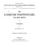 خرید و دانلود نسخه کامل کتاب Der Kameruner Schiffsschnabel und seine Motive