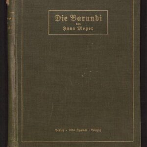 خرید و دانلود نسخه کامل کتاب Die Barundi : Eine völkerkundliche Studie aus Deutsch-Ostafrika