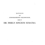 خرید و دانلود نسخه کامل کتاب Die Inseln ringsum Sumatra