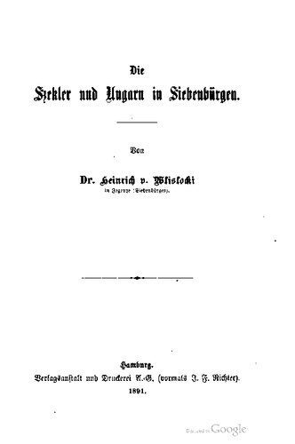 خرید و دانلود نسخه کامل کتاب Die Szekler und Ungarn in Siebenbürgen_69070647e0b16.jpeg خرید و دانلود نسخه کامل کتاب Die Szekler und Ungarn in Siebenbürgen
