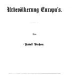 خرید و دانلود نسخه کامل کتاب Die Urbevölkerung Europa’s