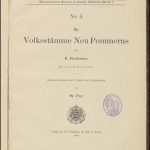 خرید و دانلود نسخه کامل کتاب Die Volksstämme Neu Pommerns