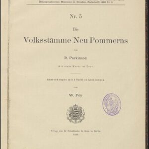 خرید و دانلود نسخه کامل کتاب Die Volksstämme Neu Pommerns