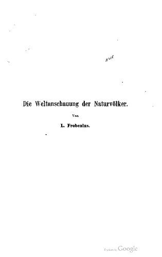 خرید و دانلود نسخه کامل کتاب Die Weltanschauung der Naturvölker_6907d3b134735.jpeg خرید و دانلود نسخه کامل کتاب Die Weltanschauung der Naturvölker