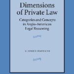 خرید و دانلود نسخه کامل کتاب Dimensions of Private Law: Categories and Concepts in Anglo-American Legal Reasoning