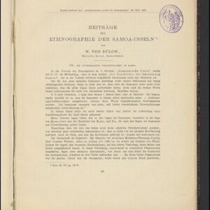 خرید و دانلود نسخه کامل کتاب Ein rätselhaftes Steininstrument in Samoa