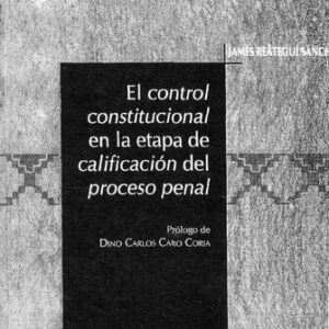 خرید و دانلود نسخه کامل کتاب El control constitucional en la etapa de calificación del proceso penal