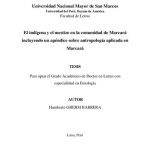 خرید و دانلود نسخه کامل کتاب El indígena y el mestizo en la comunidad de Marcará (Carhuaz, Áncash). Incluyendo un apéndice sobre antropología aplicada en Marcará