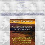 خرید و دانلود نسخه کامل کتاب El último oficio de Nietzsche. La polémica sobre el nacimiento de la tragedia.