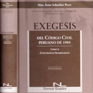 خرید و دانلود نسخه کامل کتاب Exégesis: Código civil peruano de 1984, Volumen 2 (Contratos Nominados)