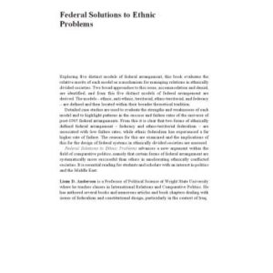 خرید و دانلود نسخه کامل کتاب Federal Solutions to Ethnic Problems: Accommodating Diversity