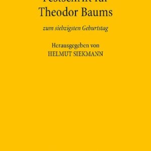 خرید و دانلود نسخه کامل کتاب Festschrift für Theodor Baums