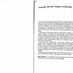 خرید و دانلود نسخه کامل کتاب Foucault and the politics of hearing
