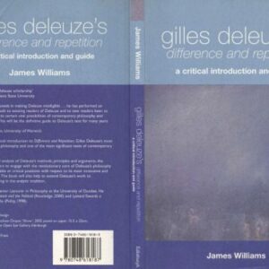 خرید و دانلود نسخه کامل کتاب Gilles Deleuze’s Difference and Repetition: A Critical Introduction and Guide