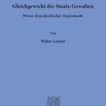 خرید و دانلود نسخه کامل کتاب Gleichgewicht der Staats-Gewalten. Wesen demokratischer Staatsmacht