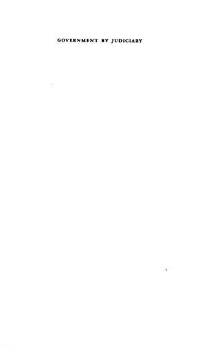 خرید و دانلود نسخه کامل کتاب Government by judiciary : the transformation of the fourteenth amendment_6909705350613.jpeg خرید و دانلود نسخه کامل کتاب Government by judiciary : the transformation of the fourteenth amendment