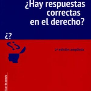 خرید و دانلود نسخه کامل کتاب ¿Hay respuestas correctas en el derecho?