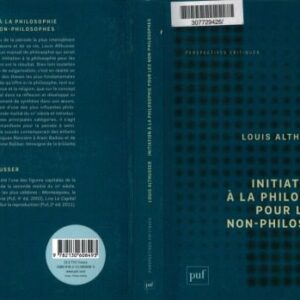 خرید و دانلود نسخه کامل کتاب Initiation à la philosophie pour les non-philosophes