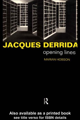 خرید و دانلود نسخه کامل کتاب Jacques Derrida: Opening Lines_6906cce5eef7f.jpeg خرید و دانلود نسخه کامل کتاب Jacques Derrida: Opening Lines