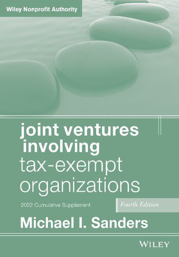 خرید و دانلود نسخه کامل کتاب Joint Ventures Involving Tax-Exempt Organizations, 2022_6918a41214f75.jpeg خرید و دانلود نسخه کامل کتاب Joint Ventures Involving Tax-Exempt Organizations, 2022