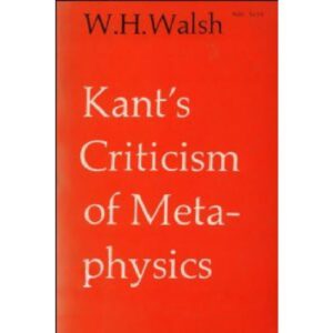 خرید و دانلود نسخه کامل کتاب Kant’s Criticism of Metaphysics
