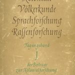 خرید و دانلود نسخه کامل کتاب Koloniale Völkerkunde Tagungsband -Koloniale Sprachforschung – Koloniale Rassenforschung