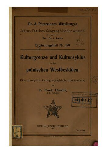 خرید و دانلود نسخه کامل کتاب Kulturgrenze und Kulturzyklus in den polnischen Westbeskiden : Eine prinzipielle kulturgeographische Untersuchung_69072b91a0aea.jpeg خرید و دانلود نسخه کامل کتاب Kulturgrenze und Kulturzyklus in den polnischen Westbeskiden : Eine prinzipielle kulturgeographische Untersuchung