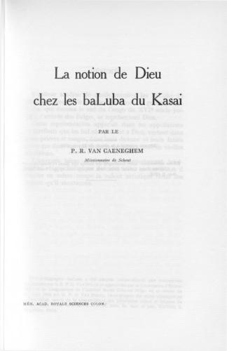 خرید و دانلود نسخه کامل کتاب La notion de Dieu chez les baLuba du Kasai_6908720794523.jpeg خرید و دانلود نسخه کامل کتاب La notion de Dieu chez les baLuba du Kasai