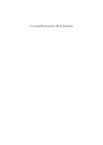 خرید و دانلود نسخه کامل کتاب La transformación de la Justicia_6920187009281.jpeg خرید و دانلود نسخه کامل کتاب La transformación de la Justicia
