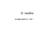 خرید و دانلود نسخه کامل کتاب Le vaudou : un espace pour les voix