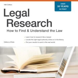 خرید و دانلود نسخه کامل کتاب Legal Research: How to Find & Understand the Law