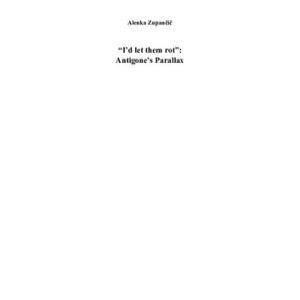 خرید و دانلود نسخه کامل کتاب Let Them Rot: Antigone’s Parallax