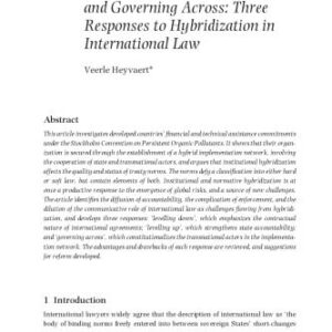 خرید و دانلود نسخه کامل کتاب Levelling Down, Levelling Up, and Governing Across Three Responses to Hybridization in International Law