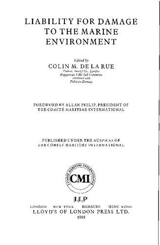 خرید و دانلود نسخه کامل کتاب Liability for Damage to the Marine Environment_6908bae93450c.jpeg خرید و دانلود نسخه کامل کتاب Liability for Damage to the Marine Environment