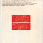 خرید و دانلود نسخه کامل کتاب Littérature et idéologies (Colloque de Cluny II, 2, 3, 4 avril 1970)