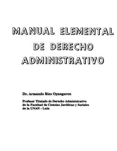 خرید و دانلود نسخه کامل کتاب Manual Elemental de Derecho Administrativo_691ab6b572a57.jpeg خرید و دانلود نسخه کامل کتاب Manual Elemental de Derecho Administrativo